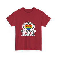Load image into Gallery viewer, Pride Celebration Tee, Unisex Heavy Cotton Tee for LGBTQ+ Events, Polyamory Awareness Shirt, Rainbow Graphic T-Shirt, Festival Wear
