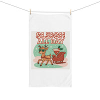 Load image into Gallery viewer, Christmas Hand Towel - Sleigh All Day
