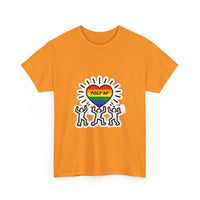 Load image into Gallery viewer, Pride Celebration Tee, Unisex Heavy Cotton Tee for LGBTQ+ Events, Polyamory Awareness Shirt, Rainbow Graphic T-Shirt, Festival Wear
