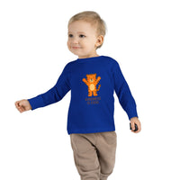 Load image into Gallery viewer, Toddler Tee — &#39;Kindness Is Cool&#39; Cute Tiger Long Sleeve
