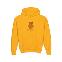 Load image into Gallery viewer, Youth Hoodie - Playful Pals Teddy Bear Graphic

