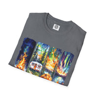 Load image into Gallery viewer, Life is Better by the Campfire Unisex T-Shirt, Cozy Camping Shirt, Outdoor Lover Gift, Nature Tee, Adventure Apparel
