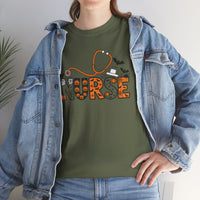 Load image into Gallery viewer, “NURSE” Halloween Tee/Sweatshirt – Spooky Season Edition: “NURSE” Halloween Tee/Sweatshirt – Spooky Season Edition
