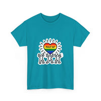 Load image into Gallery viewer, Pride Celebration Tee, Unisex Heavy Cotton Tee for LGBTQ+ Events, Polyamory Awareness Shirt, Rainbow Graphic T-Shirt, Festival Wear
