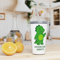 Load image into Gallery viewer, Adventure Awaits Dino Tumbler
