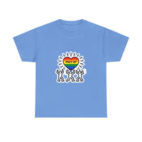 Load image into Gallery viewer, Pride Celebration Tee, Unisex Heavy Cotton Tee for LGBTQ+ Events, Polyamory Awareness Shirt, Rainbow Graphic T-Shirt, Festival Wear
