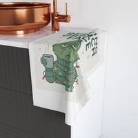 Load image into Gallery viewer, Resting Grinch Face Hand Towel - Festive Kitchen Decor for Holiday Cheer
