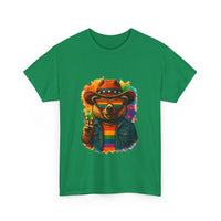 Load image into Gallery viewer, Pride Cowboy Bear T-Shirt | Rainbow LGBTQ+ Western Graphic Tee | Retro Gay Pride Shirt | Heart Glasses Bear | Yeehaw &amp; Be Gay Shirt
