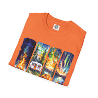 Load image into Gallery viewer, Life is Better by the Campfire Unisex T-Shirt, Cozy Camping Shirt, Outdoor Lover Gift, Nature Tee, Adventure Apparel
