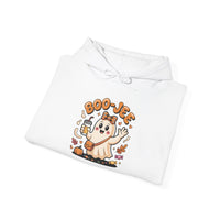 Load image into Gallery viewer, Cute Fall Tee – BOO-JEE Ghost Graphic – Spooky Season Apparel
