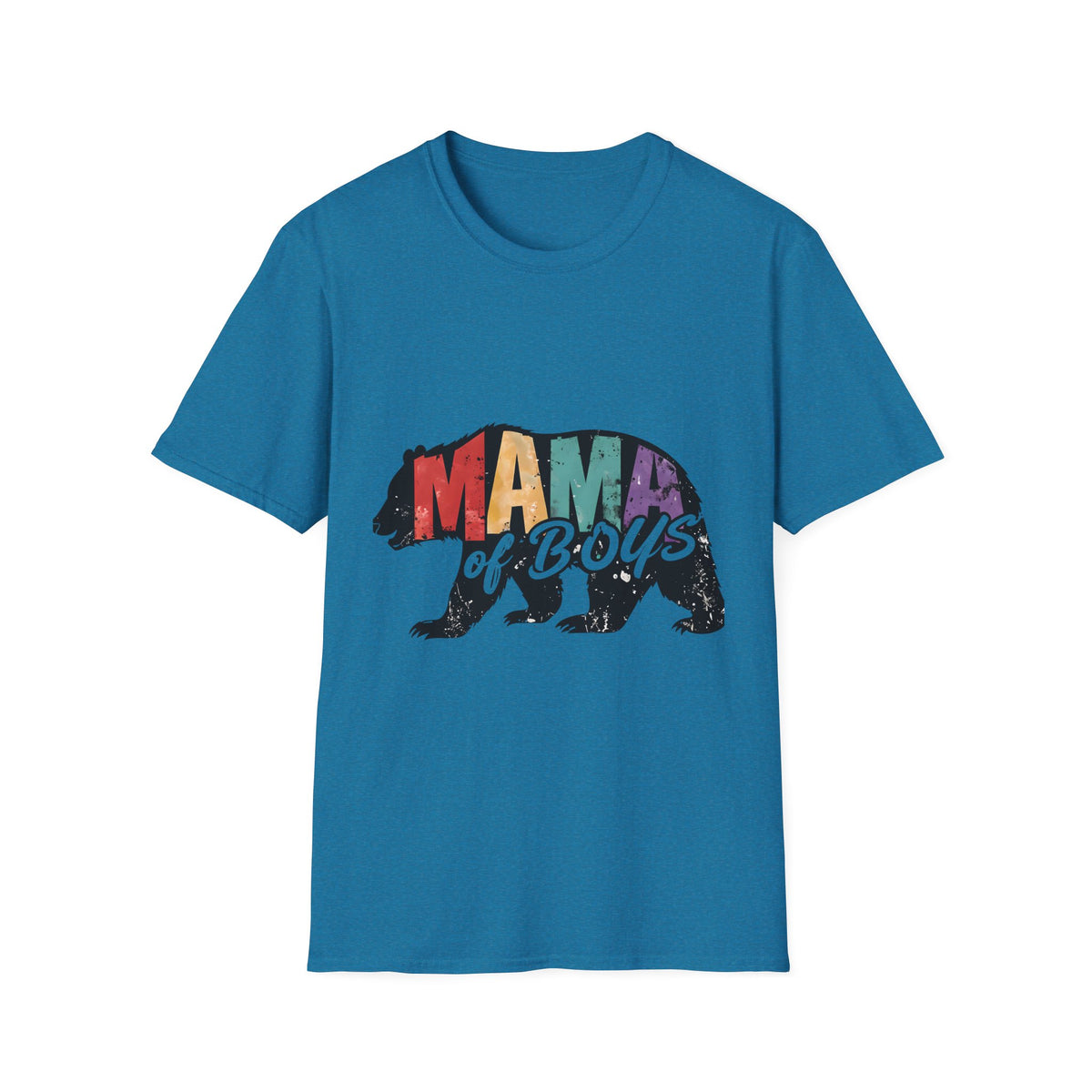 Mama of Boys T-Shirt, Softstyle Tee, Fun Gift for Moms, Casual Wear, Birthday Shirt, Family Outing Top