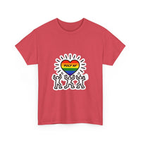 Load image into Gallery viewer, Pride Celebration Tee, Unisex Heavy Cotton Tee for LGBTQ+ Events, Polyamory Awareness Shirt, Rainbow Graphic T-Shirt, Festival Wear
