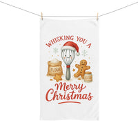 Load image into Gallery viewer, Christmas Hand Towel - &quot;Whisking You a Merry Christmas&quot;
