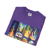 Load image into Gallery viewer, Life is Better by the Campfire Unisex T-Shirt, Cozy Camping Shirt, Outdoor Lover Gift, Nature Tee, Adventure Apparel
