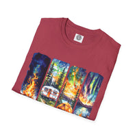 Load image into Gallery viewer, Life is Better by the Campfire Unisex T-Shirt, Cozy Camping Shirt, Outdoor Lover Gift, Nature Tee, Adventure Apparel
