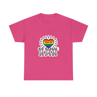 Load image into Gallery viewer, Pride Celebration Tee, Unisex Heavy Cotton Tee for LGBTQ+ Events, Polyamory Awareness Shirt, Rainbow Graphic T-Shirt, Festival Wear
