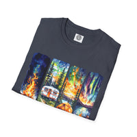 Load image into Gallery viewer, Life is Better by the Campfire Unisex T-Shirt, Cozy Camping Shirt, Outdoor Lover Gift, Nature Tee, Adventure Apparel
