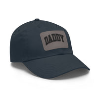 Load image into Gallery viewer, Dad Hat with Leather Patch, Daddy Cap for Fathers Day, Gift for Dad, Casual Style Hat, Trendy Dad Accessories
