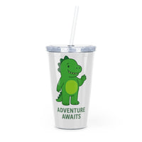 Load image into Gallery viewer, Adventure Awaits Dino Tumbler
